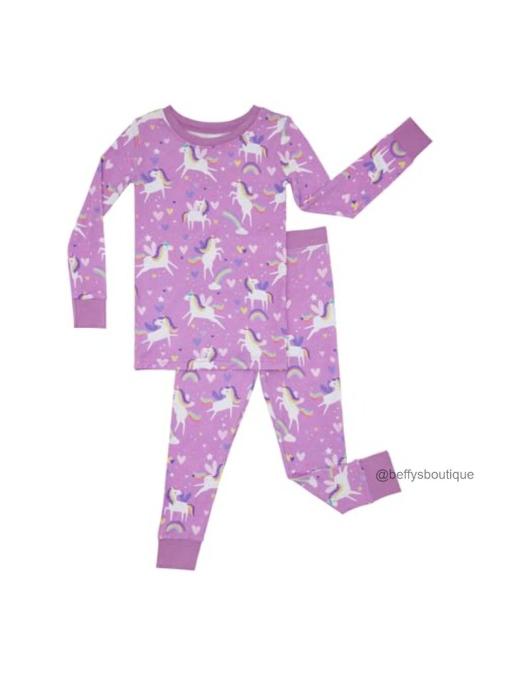 Kids Viscose from Bamboo Long Sleeve Pajama Set